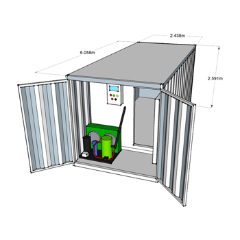Movable Cold Room With Container